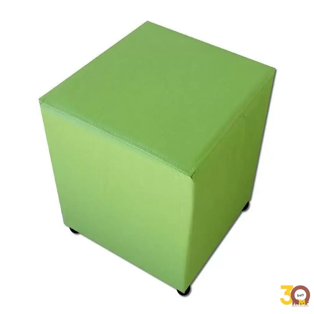 Puff Quadrado Verde Limão - 35 x 45 cm