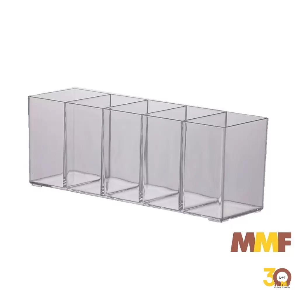 Organizador Multiuso Com 5 Divisórias 30 x 9 x11 cm